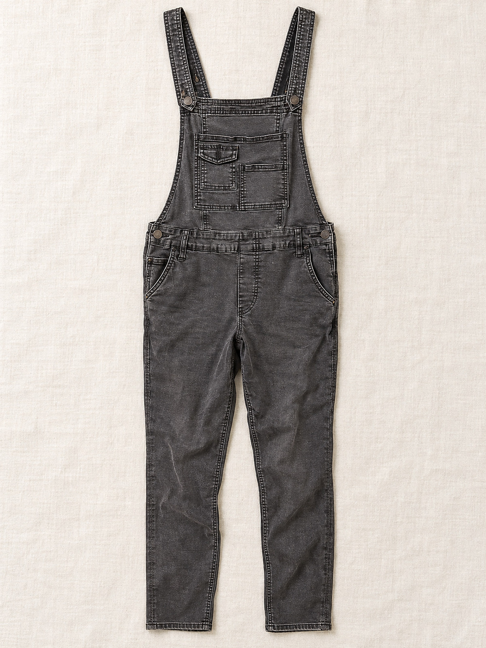 ⚜️ Free People | Charcoal Denim Overalls | Size 27 💗